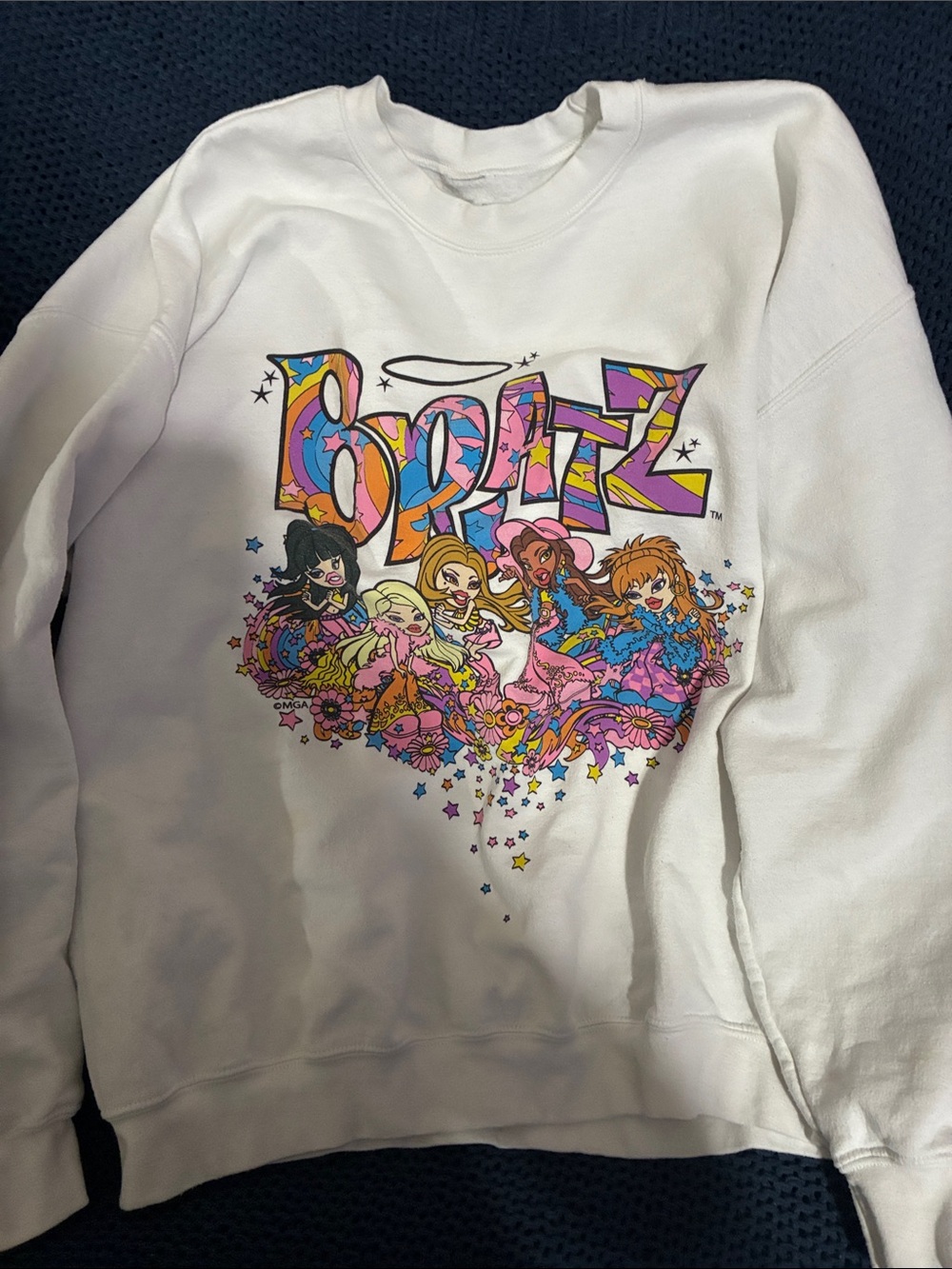 Jimmy Paul x bratz White Graphic Sweatshirt